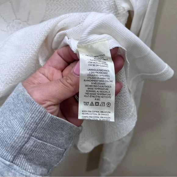 NWT Free People Delilah Long Sleeve Top Color: Clean Ivory size XS boho women’s - Picture 8 of 9